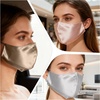 image:imageZIMASILK 100 22 Momme Mulberry Silk Face Mask for Men amp Women  SkinFriendly Comfort Reusable Soft amp Breathable Lightweight Elastic Strap2 Pack  Taupe