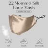 image:imageZIMASILK 100 22 Momme Mulberry Silk Face Mask for Men amp Women  SkinFriendly Comfort Reusable Soft amp Breathable Lightweight Elastic Strap2 Pack  Taupe