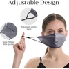 image:imageZIMASILK 100 22 Momme Mulberry Silk Face Mask for Men amp Women  SkinFriendly Comfort Reusable Soft amp Breathable Lightweight Elastic StrapBlackish
