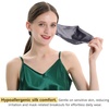 image:imageZIMASILK 100 22 Momme Mulberry Silk Face Mask for Men amp Women  SkinFriendly Comfort Reusable Soft amp Breathable Lightweight Elastic StrapBlackish