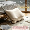 image:imageZIMASILK 100 22 Momme Pure Mulberry Silk Cervical Pillow Case Ivory  Soft Silk Pillow Cover for Hair amp Skin  Hidden Zipper  for Side Back Sleepers Pillowcase Only 1pcBeige