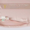 image:imageZIMASILK 100 22 Momme Pure Mulberry Silk Cervical Pillow Case Ivory  Soft Silk Pillow Cover for Hair amp Skin  Hidden Zipper  for Side Back Sleepers Pillowcase Only 1pcPink