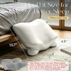 image:imageZIMASILK 100 22 Momme Pure Mulberry Silk Cervical Pillow Case Ivory  Soft Silk Pillow Cover for Hair amp Skin  Hidden Zipper  for Side Back Sleepers Pillowcase Only 1pcIvory