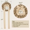 image:imageZIMASILK 100 Mulberry Silk Bonnet for Sleeping Women Long Hair Mint Green  Double Layer Breathable Silk Hair Wrap Cooling Tie Band Stay On Head For Curly Frizzy amp Natural Hair Protection 1PcLight Coffee