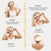 image:imageZIMASILK 100 Mulberry Silk Bonnet for Sleeping Women Long Hair Mint Green  Double Layer Breathable Silk Hair Wrap Cooling Tie Band Stay On Head For Curly Frizzy amp Natural Hair Protection 1PcLight Coffee