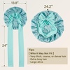 image:imageZIMASILK 100 Mulberry Silk Bonnet for Sleeping Women Long Hair Mint Green  Double Layer Breathable Silk Hair Wrap Cooling Tie Band Stay On Head For Curly Frizzy amp Natural Hair Protection 1PcStar Pattern