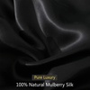 image:imageZIMASILK 100 Mulberry Silk Duvet CoverBoth Sides 19 Momme Nature Silk Bedding Cover with Zipper ClosureComfy ampSoft 1pc Duvet Cover onlyBlackKing104x92