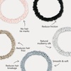 image:imageZIMASILK 100 Pure Mulberry Silk Hair Scrunchies for Women  No Damage  Gentle Elastic Hair Ties for Ponytail Holder  Hair Accessories 3 Pack BlackBlack  Taupe  Dusty Blue  Light Gray  Pink 5pcs