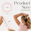 image:imageZIMASILK 100 Pure Mulberry Silk Hair Scrunchies for Women  No Damage  Gentle Elastic Hair Ties for Ponytail Holder  Hair Accessories 3 Pack BlackBlack  Taupe  Dusty Blue  Light Gray  Pink 5pcs