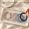 image:imageZIMASILK 100 Pure Mulberry Silk Hair Scrunchies for Women  No Damage  Gentle Elastic Hair Ties for Ponytail Holder  Hair Accessories 3 Pack BlackBlack  Taupe  Dusty Blue  Light Gray  Pink 5pcs