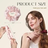 image:imageZIMASILK 100 Pure Mulberry Silk Hair Scrunchies for Women  No Damage  Gentle Elastic Hair Ties for Ponytail Holder  Hair Accessories 3 Pack BlackLight Blue  Turquoise  Pink  White  Taupe 5pcs