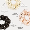 image:imageZIMASILK 100 Pure Mulberry Silk Hair Scrunchies for Women  No Damage  Gentle Elastic Hair Ties for Ponytail Holder  Hair Accessories 3 Pack BlackPolka Dot 3pcs