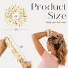 image:imageZIMASILK 100 Pure Mulberry Silk Hair Scrunchies for Women  No Damage  Gentle Elastic Hair Ties for Ponytail Holder  Hair Accessories 3 Pack BlackPolka Dot 3pcs