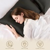 image:imageZIMASILK 100 Pure Mulberry Silk Pillow Cases for Hair and Skin Queen  Soft Hypoallergenic amp Smooth Both Sides Grade 6A Silk Hidden Zipper Gift for Women Men 1pc Queen 20x30 TaupeBlack