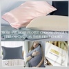 image:imageZIMASILK 100 Pure Mulberry Silk Pillow Cases for Hair and Skin Queen  Soft Hypoallergenic amp Smooth Both Sides Grade 6A Silk Hidden Zipper Gift for Women Men 1pc Queen 20x30 TaupeSlate Blue