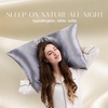 image:imageZIMASILK 100 Pure Mulberry Silk Pillow Cases for Hair and Skin Queen  Soft Hypoallergenic amp Smooth Both Sides Grade 6A Silk Hidden Zipper Gift for Women Men 1pc Queen 20x30 TaupeSilver Grey