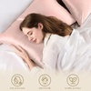 image:imageZIMASILK 100 Pure Mulberry Silk Pillow Cases for Hair and Skin Queen  Soft Hypoallergenic amp Smooth Both Sides Grade 6A Silk Hidden Zipper Gift for Women Men 1pc Queen 20x30 TaupePink