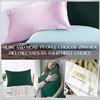 image:imageZIMASILK 100 Pure Mulberry Silk Pillow Cases for Hair and Skin Queen  Soft Hypoallergenic amp Smooth Both Sides Grade 6A Silk Hidden Zipper Gift for Women Men 1pc Queen 20x30 TaupeBlackish Green