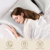 image:imageZIMASILK 100 Pure Mulberry Silk Pillow Cases for Hair and Skin Queen  Soft Hypoallergenic amp Smooth Both Sides Grade 6A Silk Hidden Zipper Gift for Women Men 1pc Queen 20x30 TaupeLight Gray