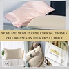 image:imageZIMASILK 100 Pure Mulberry Silk Pillow Cases for Hair and Skin Queen  Soft Hypoallergenic amp Smooth Both Sides Grade 6A Silk Hidden Zipper Gift for Women Men 1pc Queen 20x30 TaupeBeige Pair