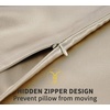 image:imageZIMASILK 100 Pure Mulberry Silk Pillow Cases for Hair and Skin Queen  Soft Hypoallergenic amp Smooth Both Sides Grade 6A Silk Hidden Zipper Gift for Women Men 1pc Queen 20x30 TaupeTaupe