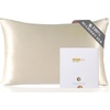 image:imageZIMASILK 100 Pure Mulberry Silk Pillow Cases for Hair and Skin Queen  Soft Hypoallergenic amp Smooth Both Sides Grade 6A Silk Hidden Zipper Gift for Women Men 1pc Queen 20x30 TaupeBeige