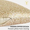 image:imageZIMASILK 100 Pure Mulberry Silk Pillow Cases for Hair and Skin Queen  Soft Hypoallergenic amp Smooth Both Sides Grade 6A Silk Hidden Zipper Gift for Women Men 1pc Queen 20x30 TaupeYellow Leopard