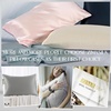 image:imageZIMASILK 100 Pure Mulberry Silk Pillow Cases for Hair and Skin Queen  Soft Hypoallergenic amp Smooth Both Sides Grade 6A Silk Hidden Zipper Gift for Women Men 1pc Queen 20x30 TaupeGray
