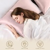 image:imageZIMASILK 100 Pure Mulberry Silk Pillow Cases for Hair and Skin Queen  Soft Hypoallergenic amp Smooth Both Sides Grade 6A Silk Hidden Zipper Gift for Women Men 1pc Queen 20x30 TaupePale Pink