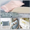 image:imageZIMASILK 100 Pure Mulberry Silk Pillow Cases for Hair and Skin Queen  Soft Hypoallergenic amp Smooth Both Sides Grade 6A Silk Hidden Zipper Gift for Women Men 1pc Queen 20x30 TaupeDusty Blue