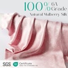 image:imageZIMASILK 100 Pure Mulberry Silk Pillow Cases for Hair and Skin Queen  Soft Hypoallergenic amp Smooth Both Sides Grade 6A Silk Hidden Zipper Gift for Women Men 1pc Queen 20x30 TaupeBlush Flower
