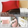image:imageZIMASILK 100 Pure Mulberry Silk Pillow Cases for Hair and Skin Queen  Soft Hypoallergenic amp Smooth Both Sides Grade 6A Silk Hidden Zipper Gift for Women Men 1pc Queen 20x30 TaupeCoral
