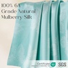 image:imageZIMASILK 100 Pure Mulberry Silk Pillow Cases for Hair and Skin Queen  Soft Hypoallergenic amp Smooth Both Sides Grade 6A Silk Hidden Zipper Gift for Women Men 1pc Queen 20x30 TaupeMint Greenclover Crest