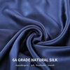 image:imageZIMASILK 100 Pure Mulberry Silk Pillow Cases for Hair and Skin Queen  Soft Hypoallergenic amp Smooth Both Sides Grade 6A Silk Hidden Zipper Gift for Women Men 1pc Queen 20x30 TaupeNavy Blue