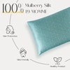 image:imageZIMASILK 100 Pure Mulberry Silk Pillow Cases for Hair and Skin Queen  Soft Hypoallergenic amp Smooth Both Sides Grade 6A Silk Hidden Zipper Gift for Women Men 1pc Queen 20x30 TaupeStar Pattern