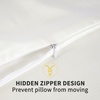 image:imageZIMASILK 100 Pure Mulberry Silk Pillow Cases for Hair and Skin Queen  Soft Hypoallergenic amp Smooth Both Sides Grade 6A Silk Hidden Zipper Gift for Women Men 1pc Queen 20x30 TaupeIvory