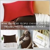image:imageZIMASILK 100 Pure Mulberry Silk Pillow Cases for Hair and Skin Queen  Soft Hypoallergenic amp Smooth Both Sides Grade 6A Silk Hidden Zipper Gift for Women Men 1pc Queen 20x30 TaupeChocolate