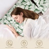 image:imageZIMASILK 100 Pure Mulberry Silk Pillow Cases for Hair and Skin Queen  Soft Hypoallergenic amp Smooth Both Sides Grade 6A Silk Hidden Zipper Gift for Women Men 1pc Queen 20x30 TaupeWhite Leaves