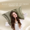 image:imageZIMASILK 100 Pure Mulberry Silk Pillow Cases for Hair and Skin Queen  Soft Hypoallergenic amp Smooth Both Sides Grade 6A Silk Hidden Zipper Gift for Women Men 1pc Queen 20x30 TaupeOlive Grey