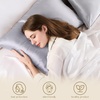 image:imageZIMASILK 100 Pure Mulberry Silk Pillow Cases for Hair and Skin Queen  Soft Hypoallergenic amp Smooth Both Sides Grade 6A Silk Hidden Zipper Gift for Women Men 1pc Queen 20x30 TaupeSilver Grey