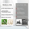 image:imageZIMASILK 100 Pure Mulberry Silk Pillow Cases for Hair and Skin Queen  Soft Hypoallergenic amp Smooth Both Sides Grade 6A Silk Hidden Zipper Gift for Women Men 1pc Queen 20x30 TaupeEggplant Purple