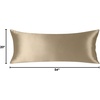 image:imageZIMASILK 100 Pure Mulberry Silk Pillow Cases for Hair and Skin Queen  Soft Hypoallergenic amp Smooth Both Sides Grade 6A Silk Hidden Zipper Gift for Women Men 1pc Queen 20x30 TaupeTaupe
