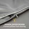 image:imageZIMASILK 100 Pure Mulberry Silk Pillow Cases for Hair and Skin Queen  Soft Hypoallergenic amp Smooth Both Sides Grade 6A Silk Hidden Zipper Gift for Women Men 1pc Queen 20x30 TaupeGray