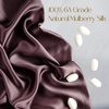 image:imageZIMASILK 100 Pure Mulberry Silk Pillow Cases for Hair and Skin Queen  Soft Hypoallergenic amp Smooth Both Sides Grade 6A Silk Hidden Zipper Gift for Women Men 1pc Queen 20x30 TaupeDark Mauve