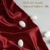 image:imageZIMASILK 100 Pure Mulberry Silk Pillow Cases for Hair and Skin Queen  Soft Hypoallergenic amp Smooth Both Sides Grade 6A Silk Hidden Zipper Gift for Women Men 1pc Queen 20x30 TaupeBurgundy