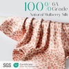 image:imageZIMASILK 100 Pure Mulberry Silk Pillow Cases for Hair and Skin Queen  Soft Hypoallergenic amp Smooth Both Sides Grade 6A Silk Hidden Zipper Gift for Women Men 1pc Queen 20x30 TaupePink Leopard
