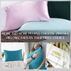 image:imageZIMASILK 100 Pure Mulberry Silk Pillow Cases for Hair and Skin Queen  Soft Hypoallergenic amp Smooth Both Sides Grade 6A Silk Hidden Zipper Gift for Women Men 1pc Queen 20x30 TaupeTurquoise
