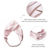 image:imageZIMASILK 19 Momme 100 Mulberry Silk Headband for Women Pink  Natural Silk Elastic Twisted Hair Wrap Turban For Washing Face amp Makeup NonSlip Sleep Hair Accessory1 Pack Pink