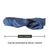 image:imageZIMASILK 19 Momme 100 Mulberry Silk Headband for Women Pink  Natural Silk Elastic Twisted Hair Wrap Turban For Washing Face amp Makeup NonSlip Sleep Hair Accessory1 Pack  Navy Blue