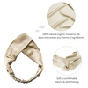 image:imageZIMASILK 19 Momme 100 Mulberry Silk Headband for Women Pink  Natural Silk Elastic Twisted Hair Wrap Turban For Washing Face amp Makeup NonSlip Sleep Hair Accessory1 Pack Taupe